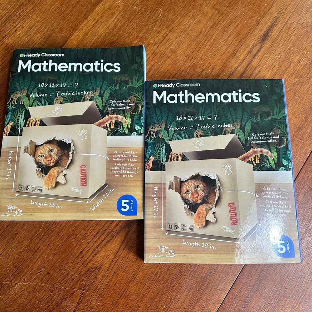 i-Ready Classroom Mathematics Grade 5 Volume 1 & 2 Set Homeschool Curriculum